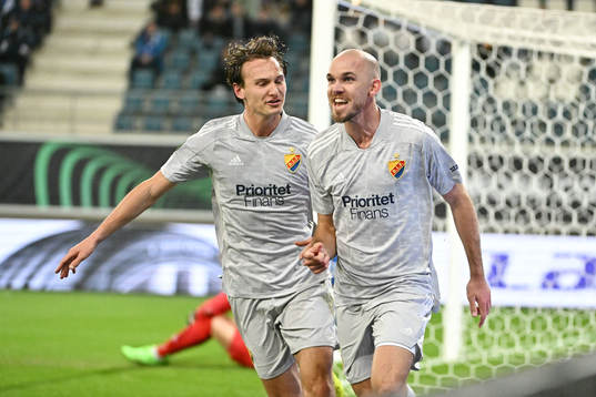 Hjalmar Ekdahl and Marcus Danielson of Djurgården