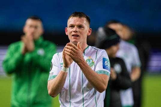 Andy Lyons of Shamrock Rovers