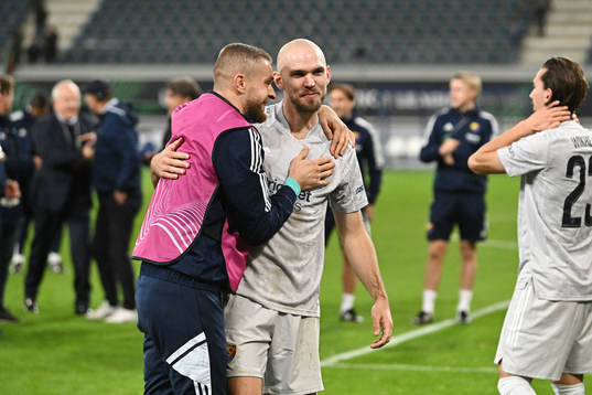 Marcus Danielson of Djurgården celebrates