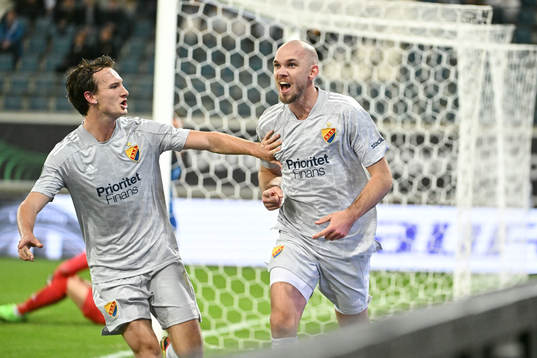 Hjalmar Ekdahl and Marcus Danielson of Djurgården
