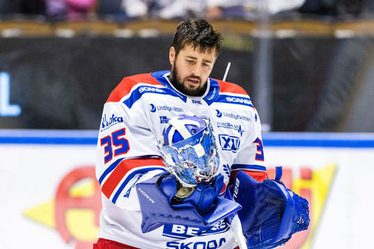Oskarshamns målvakt Joe Cannata