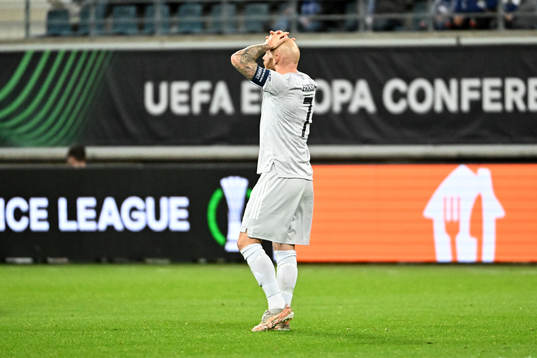 Magnus Eriksson of Djurgården looks dejected