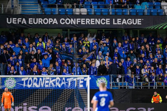 Spectators in the stands