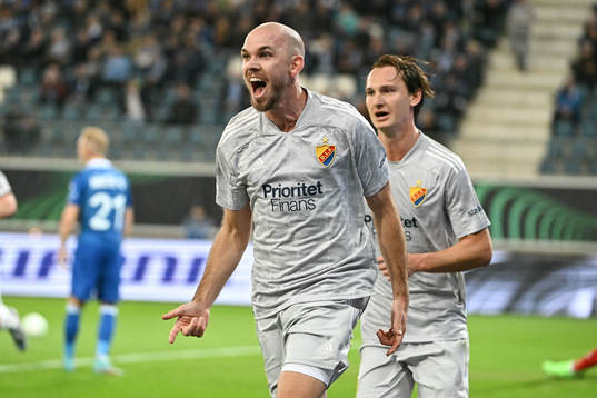 Hjalmar Ekdahl and Marcus Danielson of Djurgården