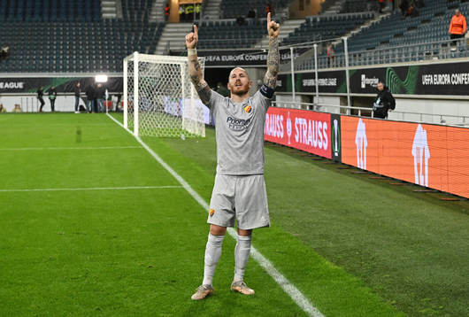 Magnus Eriksson of Djurgården celebrates