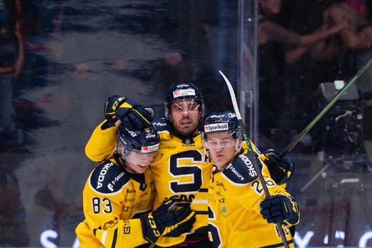 Södertäljes Ludvig Jansson,  Jacob Dahlström och Olle