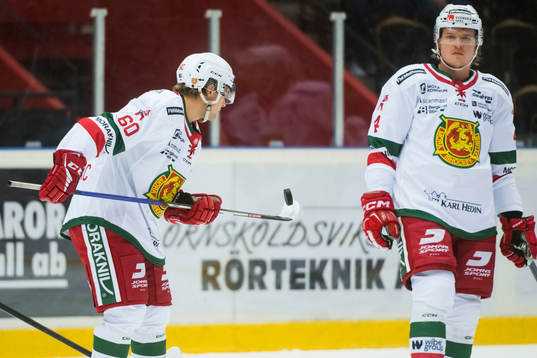 Moras Kalle Miketinac och Johannes Johannessen innan