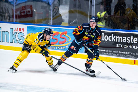 Södertäljes Filiph Engsund och Djurgårdens David Blomgren
