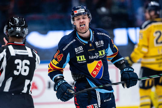 Djurgårdens Daniel Brodin reagerar