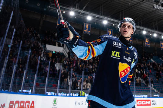 Djurgårdens Ludvig Hedström jublar