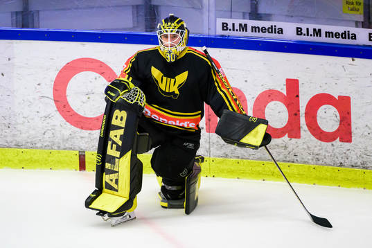 Västerås målvakt Ian Blomquist