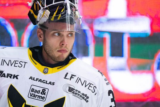 Västerås målvakt Johan Gustafsson