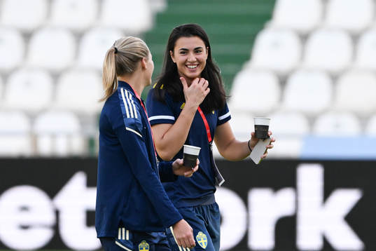 Goalkeeper Zecira Musovic of Sweden