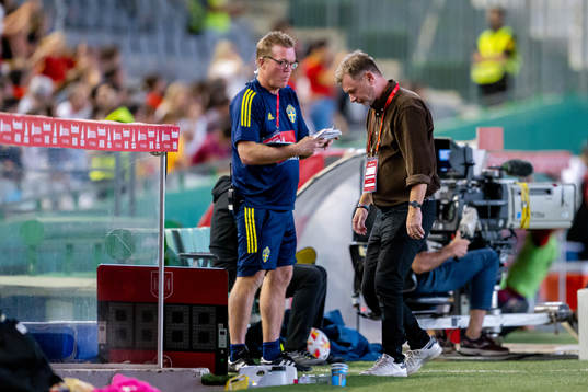 Head coach Peter Gerhardsson of Sweden