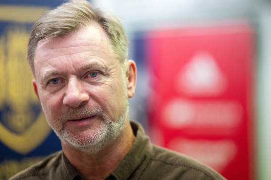 Head coach Peter Gerhardsson of Sweden