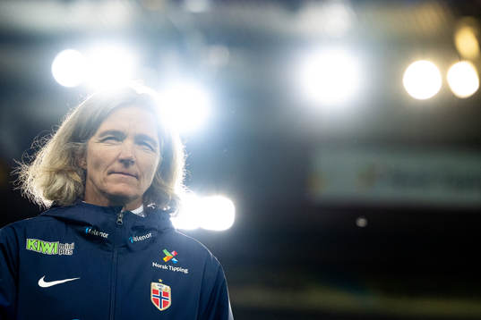 Head coach Hege Riise of Norway