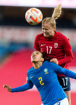 Antonia Ronnycleide Da Costa of Brazil and Julie Blakstad