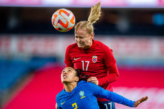 Antonia Ronnycleide Da Costa of Brazil and Julie Blakstad