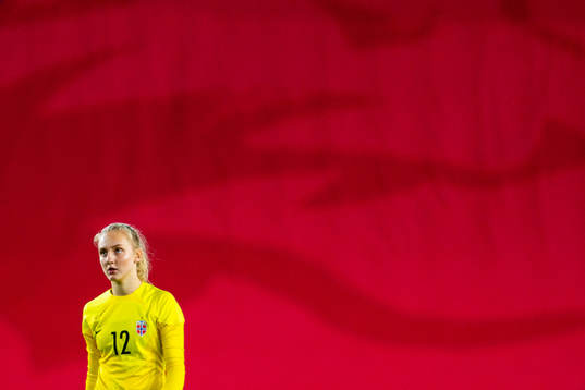 Goalkeeper Sunniva Skoglund of Norway