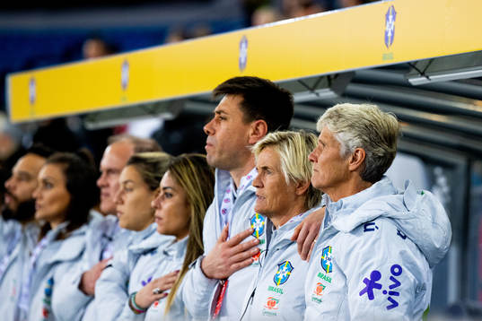 Pia Sundhage, head coach of Brazil