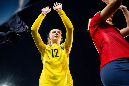 Goalkeeper Sunniva Skoglund of Norway