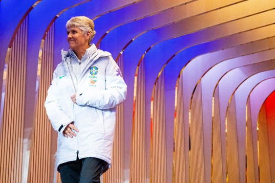 Pia Sundhage, head coach of Brazil