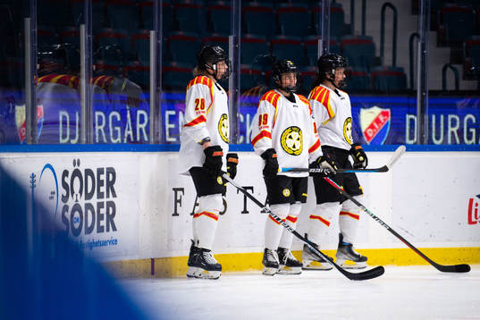 Brynäs Jenny Antonsson, Stella Lindell och Alena Mills