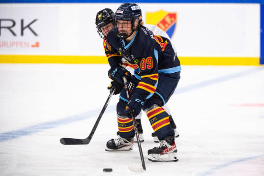 Djurgårdens Nicole Hall och Brynäs Anna Meixner