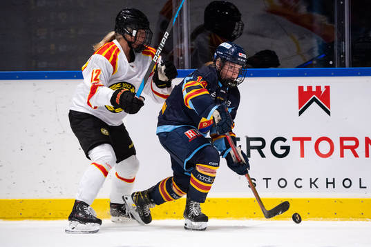 Brynäs Mina Waxin och Djurgårdens Alexis Mauermann