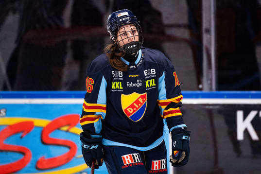 Djurgårdens Madeline Posick deppar