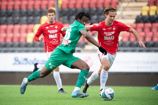 Bodens Steve Zishim Bawa och Östersunds Peter Tegnhed