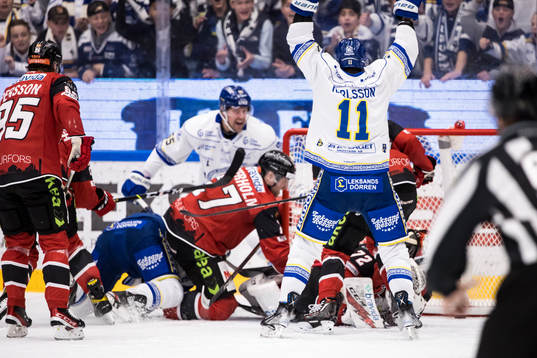 Leksands Martin Karlsson jubel