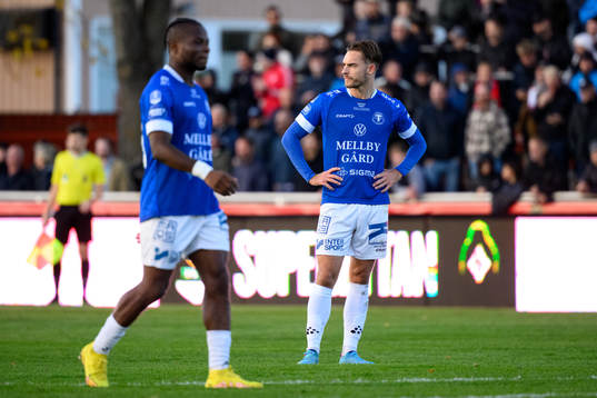 Trelleborgs Felix Hörberg deppar
