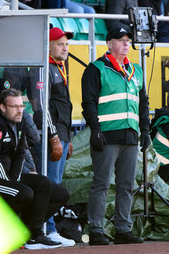 Skövdes sportchef Per Åstemo och ordförande Lennart Ek