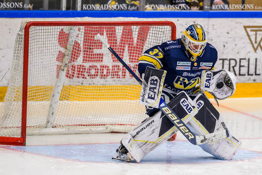 HV71s målvakt Jonas Gunnarsson
