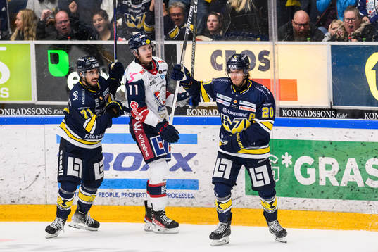 HV71s André Petersson jublar