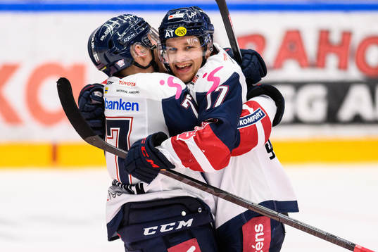 Linköpings Markus Hännikäinen och Sebastian Strandberg