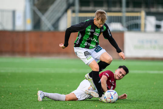 GAIS Viktor Alexandersson och Qvidings Sebastian Olsson