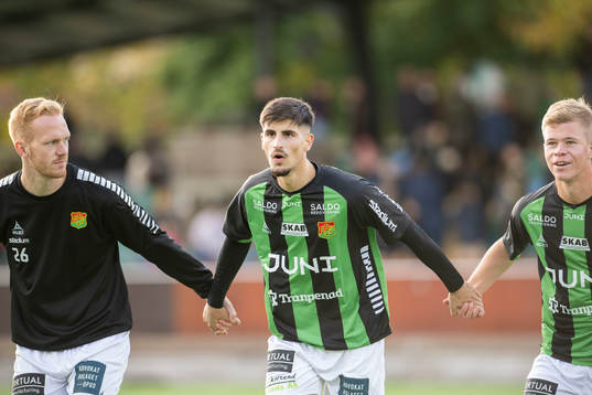 GAIS Viktor Kruger , Emin Grozdanic och Filip Gustafsson