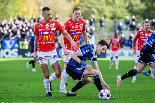 Degerfors Nikola Djurdjic och Sirius Jamie Roche