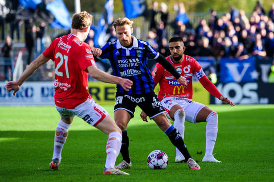 Sirius Daniel Stensson och Degerfors Sean Sabetkar