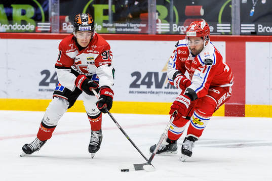 Örebros Leo Carlsson och Timrås Joseph Laleggia