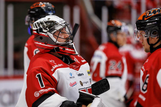 Örebros målvakt Jhonas Enroth deppar