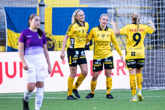 Elfsborgs Matilda Ståhlbom Karlsson och Linda Westberg