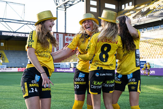 Elfsborgs Ida Backlund, Ebba Johansson, Linn Sångberg och