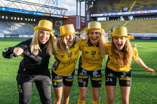 Elfsborgs Evelina Brink, Linn Sångberg, Matilda Ståhlbom