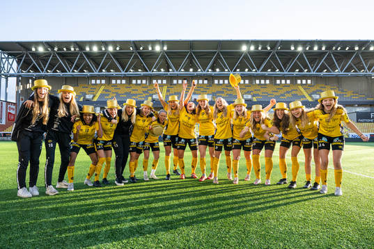 Elfsborgs spelare jublar