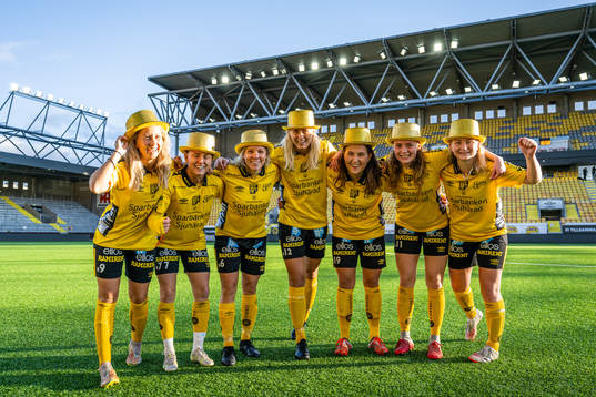 Elfsborgs Cornelia Andersson, Sara Jardving, Linda Westberg
