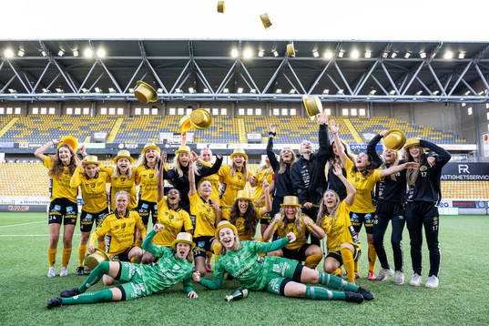 Elfsborgs spelare jublar