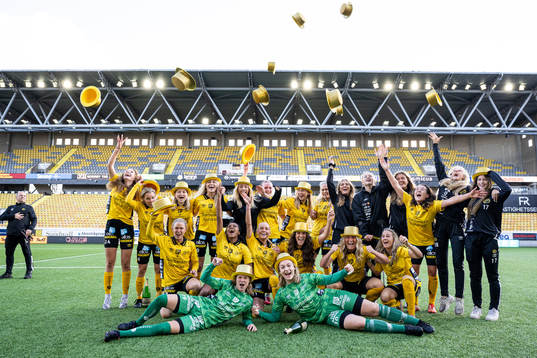 Elfsborgs spelare jublar